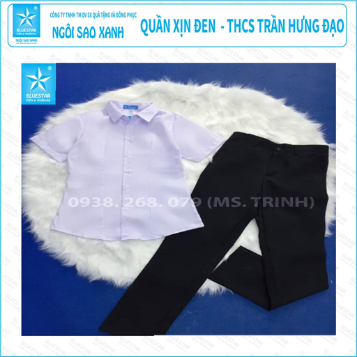 QUẦN XỊN NỮ MÀU ĐEN - THCS TRẦN HƯNG ĐẠO
